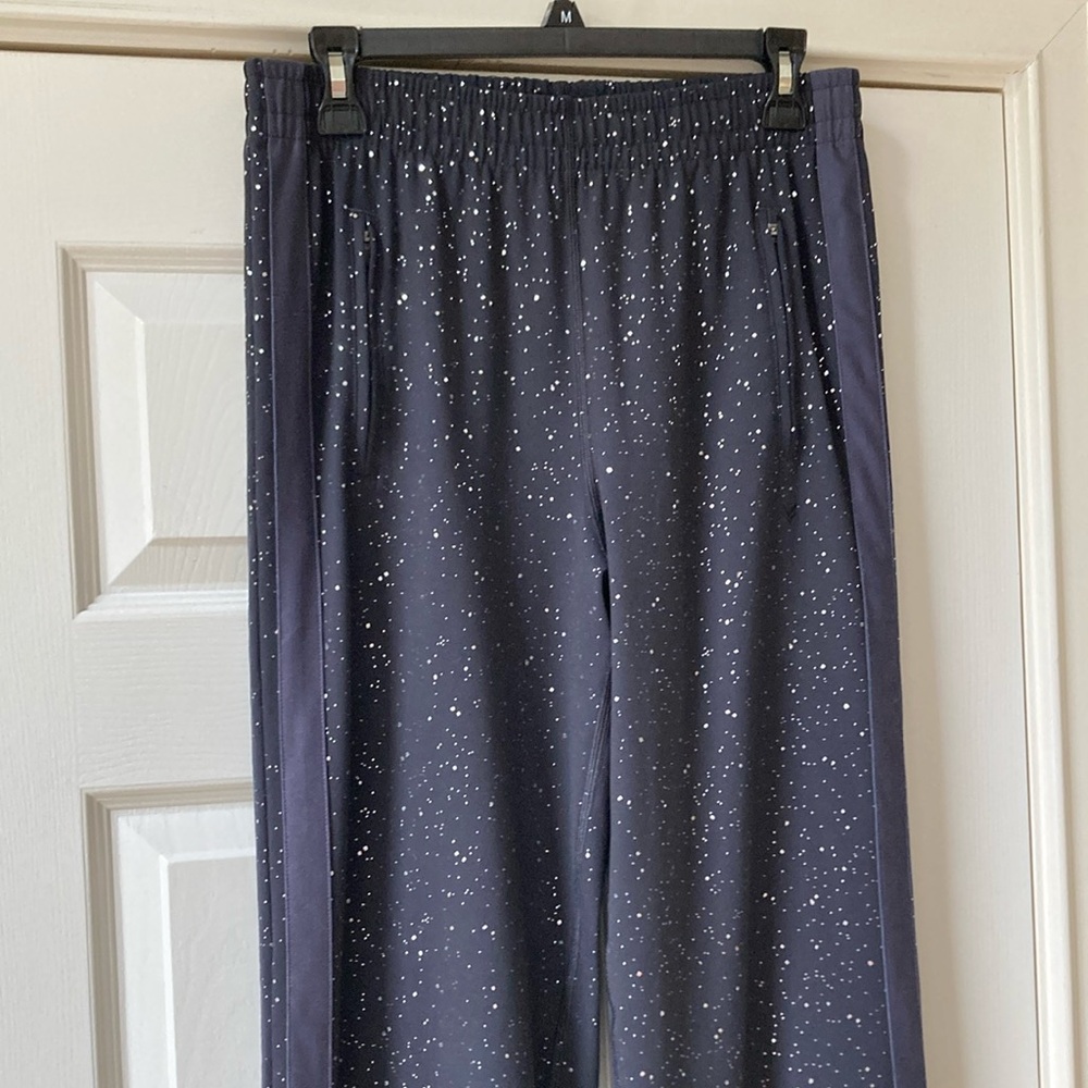 Wear it to Heart Black  Speckled Jogger Pants New without tags. Side stipes